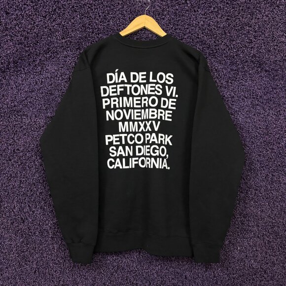 Deftones Dia de los Deftones IV Rock Show Crewneck Sweater L - Picture 3 of 4